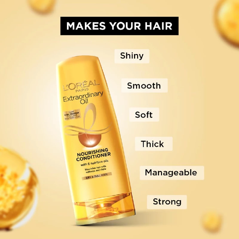 Loreal Paris Extraordinary Oil Nourishing Conditioner For Dry & Dull Hair, 180 ml-4.webp